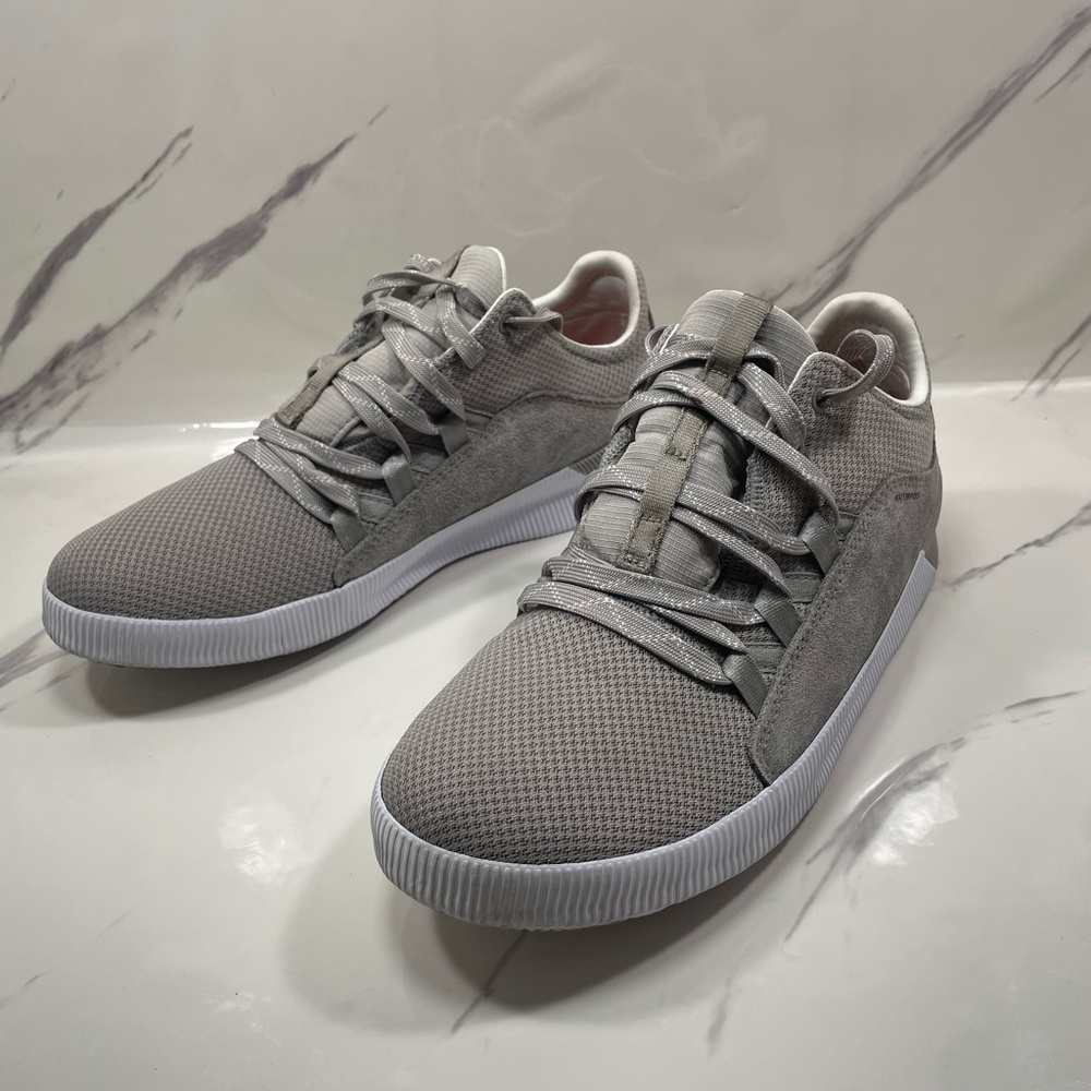Sorel Gray and Red Sneakers